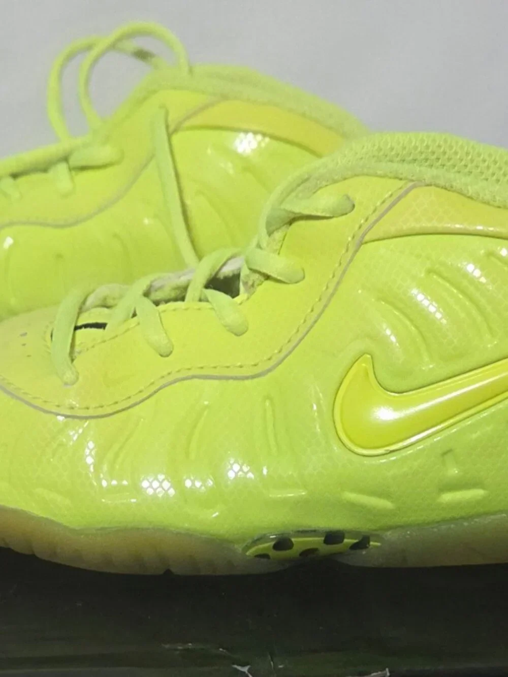 Nike Little Posite Pro TD Volt 843769-702 Size 7C